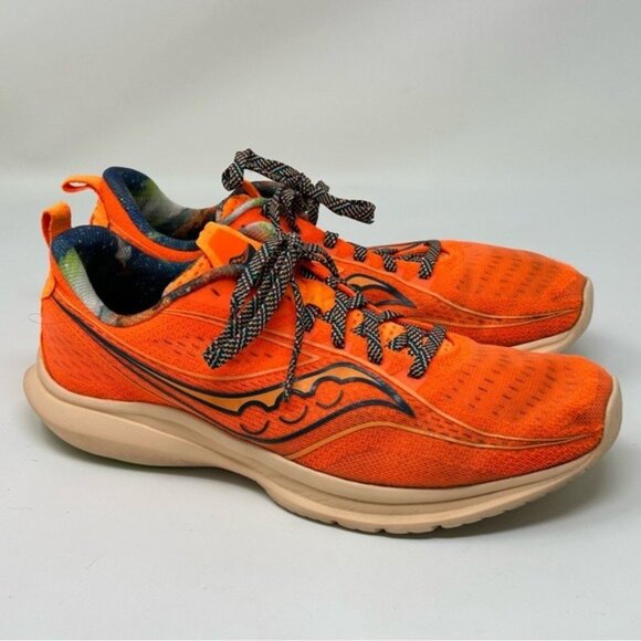 Men’s Saucony S20723-45 Kinvara 13 Neon Orange Sneakers Size 8.5 main image 8